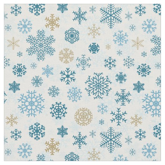 Tissu Flocon de neige de Noël (Fermer)