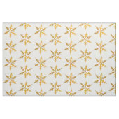 Tissu Flocons de neige d'or (Fat Quarter)