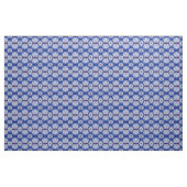 Tissu Flocons de neige sur bleu (Yard)