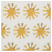 Tissu Flocons d'or (Échantillon)