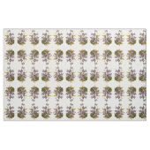 Tissu Flora pourpre (Fat Quarter)