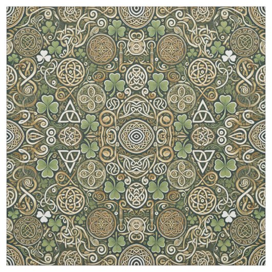 Tissu Floraison Celtique (Échantillon)