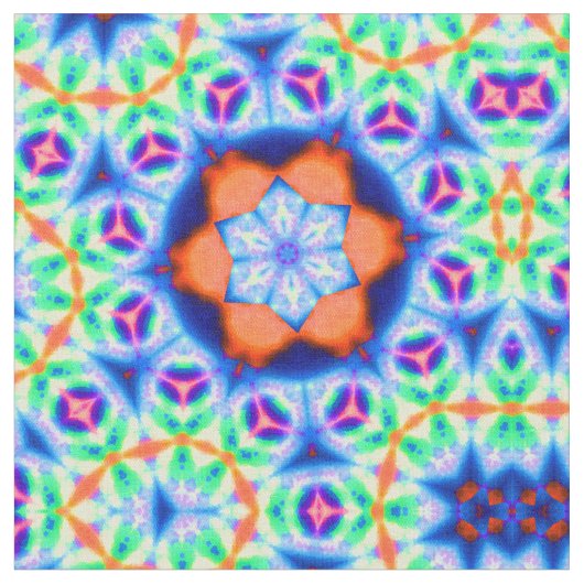 Tissu Floral Abstrait (Fermer)