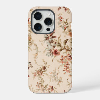 Tissu floral antique