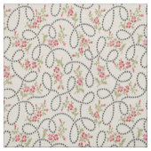 Tissu Floral aux points 1920 (Échantillon)