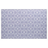 Tissu floral blanc bleu de concepteur (Fat Quarter)