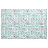 Tissu floral bleu (Yard)