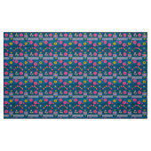 Tissu floral bleu (Fat Quarter)