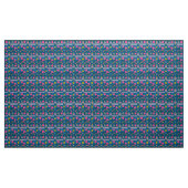Tissu floral bleu (Yard)