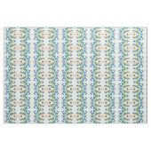 Tissu floral bleu moderne (Fat Quarter)
