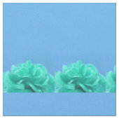 Tissu Floral bleu-vert coloré (Fermer)