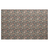 Tissu floral bohème noir (Fat Quarter)
