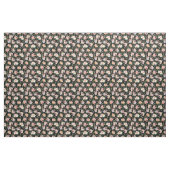 Tissu Floral Boho d'été sur noir (Yard)