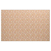 Tissu Floral Boho d'été sur Orange (Yard)