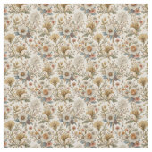 Tissu Floral Boho sur beige (Échantillon)