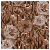 Tissu floral Brown (Fermer)
