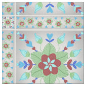 Tissu floral coloré (Fermer)