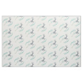 Tissu floral de cerfs communs (Fat Quarter)