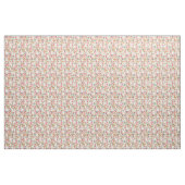 Tissu floral de corgi - crème (Yard)