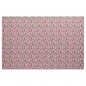 Tissu floral de corgi - pourpre (Fat Quarter)