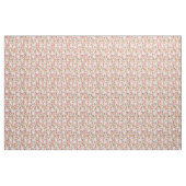 Tissu floral de corgi - rose (Yard)