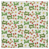 Tissu floral de fruit de fraise (Échantillon)