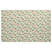 Tissu floral de fruit de fraise (Fat Quarter)