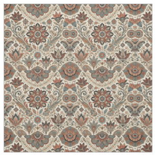 Tissu floral de la terre de Bohême