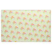 Tissu floral de lys botanique péruvien (Fat Quarter)