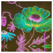 Tissu Floral de minuit (Fermer)