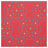 Tissu floral écervelé (Échantillon)