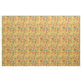 Tissu floral fait sur commande de jonquilles (Fat Quarter)