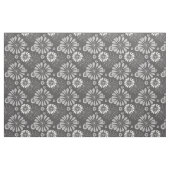 tissu floral gris (Yard)