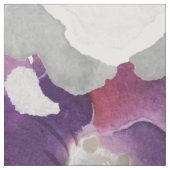 Tissu floral gris pourpre de conception (Échantillon)
