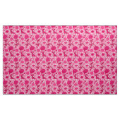 Tissu Floral Jacobean de William Morris, rose de fuchsia (Yard)