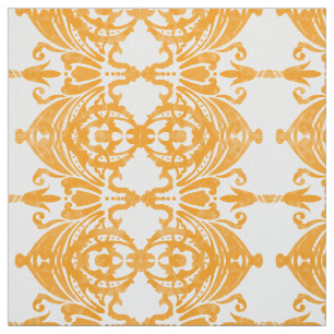 Tissu Floral Moderne Coral sur mesure