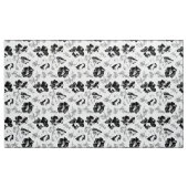Tissu Floral, noir et blanc (Yard)