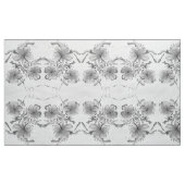 Tissu Floral noir et blanc (Yard)