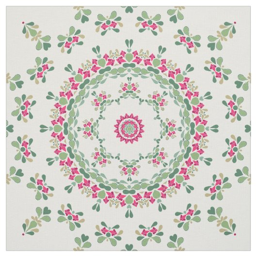 Tissu Floral ornament (Échantillon)