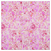 Tissu Floral pour la plage de corail rose abstrait de (Échantillon)