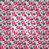 Tissu Floral rose Abstrait (Carreau)