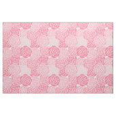 Tissu floral rose moderne (Fat Quarter)