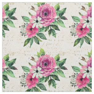 Tissu Floral vintage