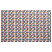Tissu Flore Abstraite tropicale brillante (Yard)