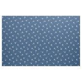 Tissu Flore bleu blanc simple (Fat Quarter)