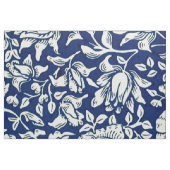 Tissu Flore bleue, bleu et blanc (Fat Quarter)