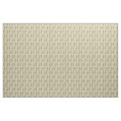Tissu Flore décorative en blanc et beige (Fat Quarter)