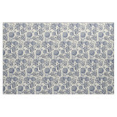 Tissu Flore d'impression florale de fleurs bleues antiqu (Fat Quarter)