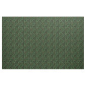 Tissu Flore dorée et verte Dahlia (Yard)