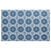 Tissu Flore géométrique bleu classique (Fat Quarter)